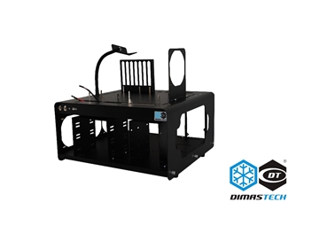 DimasTech® Bench/Test Table Easy V2.5 Glossy Black
